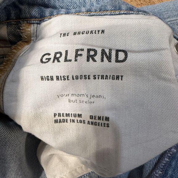 GRLFRND Brooklyn High Rise Loose Straight size 29 Miracle Mile - Picture 6 of 16